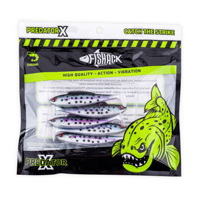 Fishack PredatorX UV Boyalı Vibe Silikon Sahte Balık - 85mm - 5