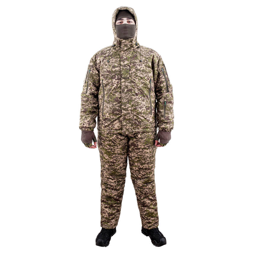 Soğuk İklim Takımı - Su İtici Nefes Alır Kumaş - -35° - Kamuflaj - Savage - 1