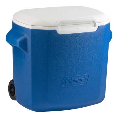 Soğutucu Buzluk - Coleman - Performance 28 QT Tekerlekli - 26 lt - Mavi/Beyaz - 4