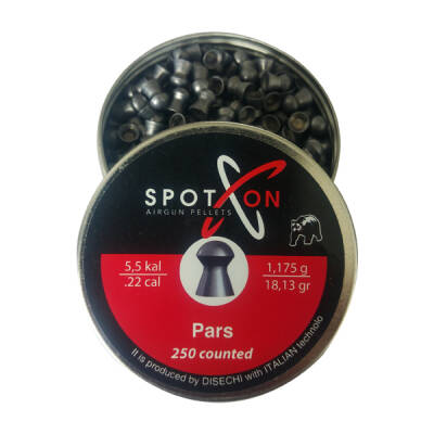 Spoton Pars 5.5 mm Havalı Tüfek Saçması (250 Adet)
