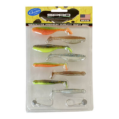 Spro Ready 4 Fish Silikon Yem & Jig Head Seti - 7.8cm