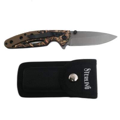 Sterling 300.S1003 Kamuflaj Desenli Katlanabilir Cep Çakısı - Çok Amaçlı ve Sağlam - 2