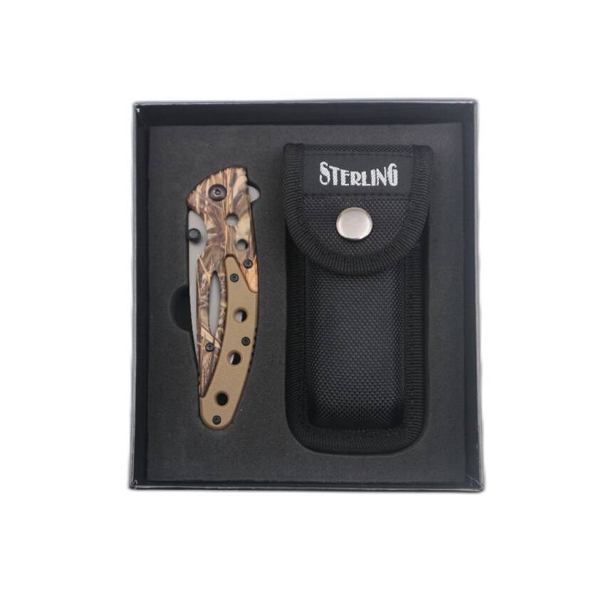 Sterling 300.S1003 Kamuflaj Desenli Katlanabilir Cep Çakısı - Çok Amaçlı ve Sağlam - 3