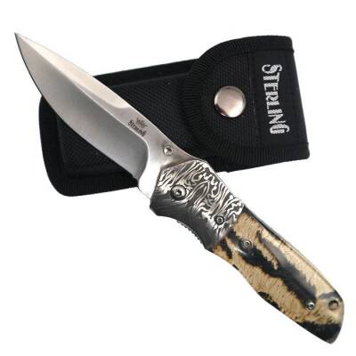 Sterling 300.S1004 Katlanabilir Çakı - Paslanmaz Çelik Çok Amaçlı Cep Bıçağı - 3