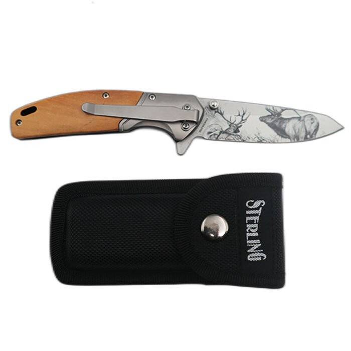 Sterling 300.S1006 Katlanabilir Cep Çakısı - Çok Amaçlı Paslanmaz Çelik - 3