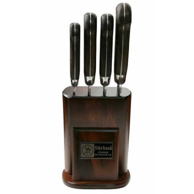 Sürmene Mutfak Bıçağı NO:61502-YM Ahşap Saplı Set - 2