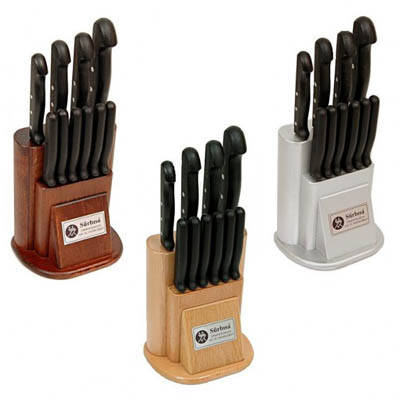 Sürmene Mutfak Bıçağı NO:61500 Ahşap Saplı Set - Profesyonel Mutfakların Vazgeçilmezi - 1