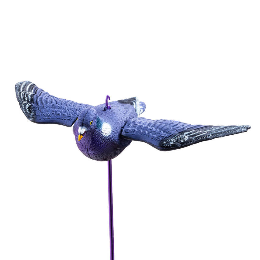 Tahtalı Güvercin Mühresi - Kanatlı - Gerçekçi Tasarım 3 Boyutlu - HDD 011W T - 1