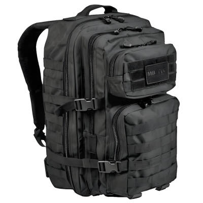 Taktikal Sırt Çantası - Mil-Tec Trum - 36 Litre - Siyah
