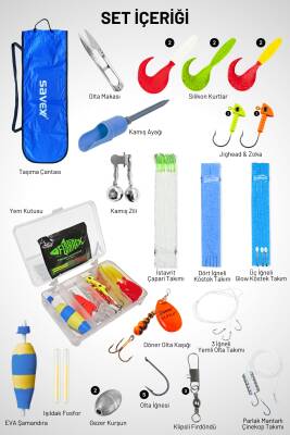 Tam Takım Kıyı Olta Seti - 300cm Kamış ve 4000'lik Makine ile Eksiksiz Balık Avı Deneyimi - 2