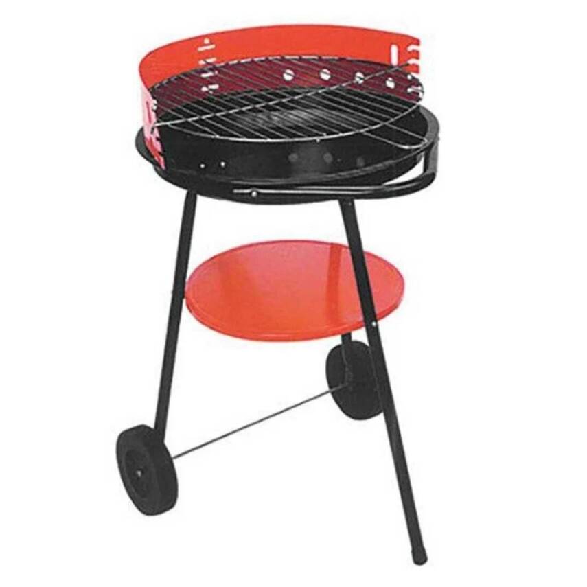 Taşınabilir Kömür Barbekü Mangal - Madfox Cook - Kırmızı/Siyah - 547217 - 2