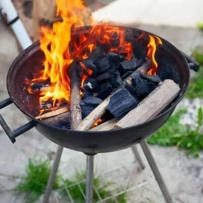 Taşınabilir Kömür Barbekü Mangal - Madfox Cook - Kırmızı/Siyah - 547217 - 5