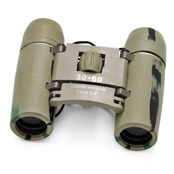 Tasko 30x60 Kompakt Dürbün - Seyahat ve Kuş Gözlem Dürbünü - 1