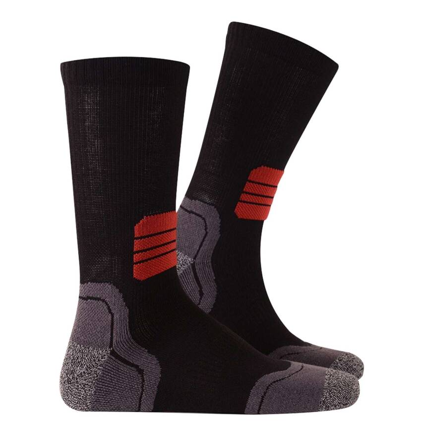 Termal Koşu Çorabı - Thermoform - Siyah - 1