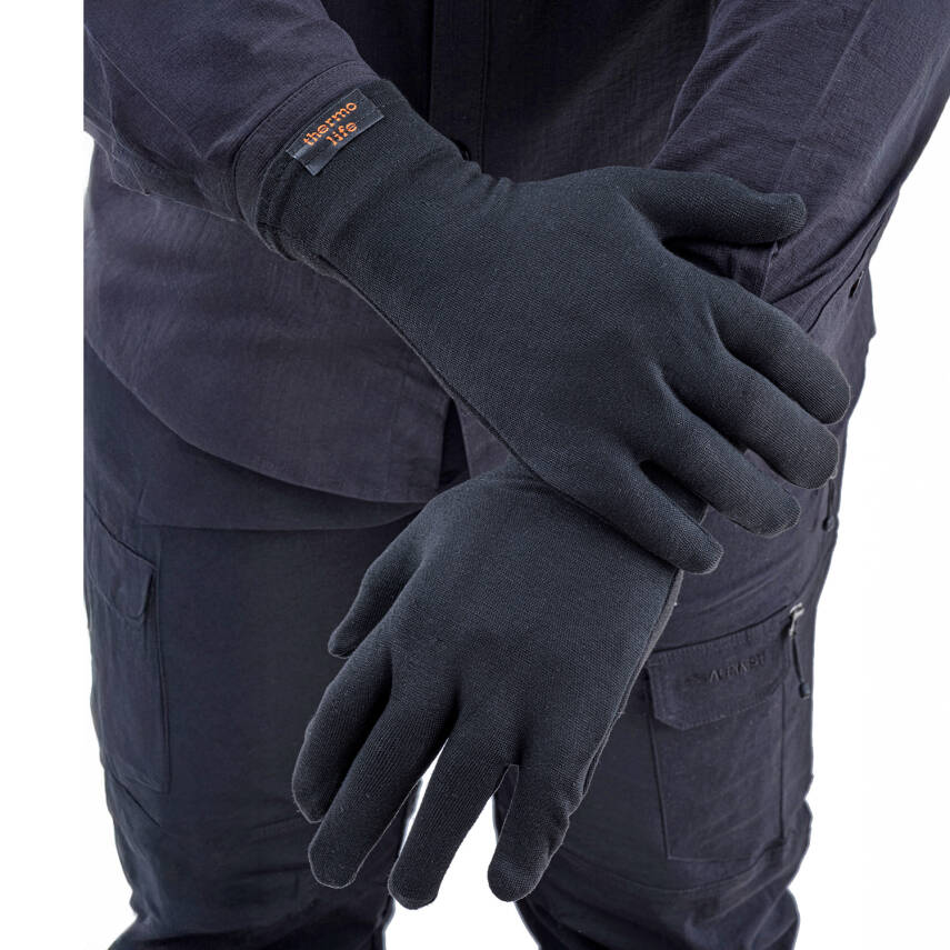 Kışlık Termal Eldiven - Siyah - Unisex - 1