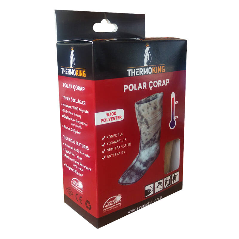 Thermo King Termal Çizme İçi Çorabı No: 42-43 - Üstün Performans - 2