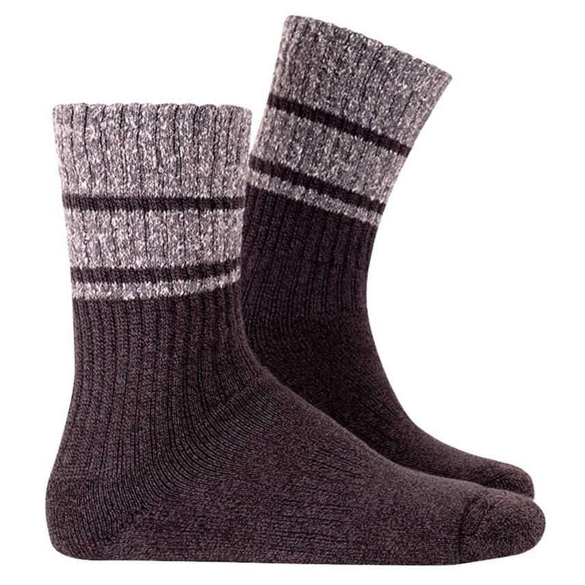 Thermoform Anti-Blister Performans Termal Çorap - Antrasit Renk - 1
