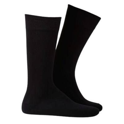 Thermoform Bambu Erkek Çorabı - Siyah - Ultra Konforlu & Hava Alan
