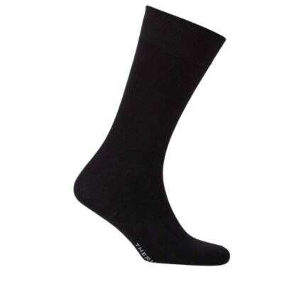 Thermoform Bambu Erkek Çorabı - Siyah - Ultra Konforlu & Hava Alan - 2