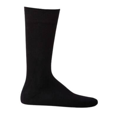 Thermoform Bambu Erkek Çorabı - Siyah - Ultra Konforlu & Hava Alan - 3