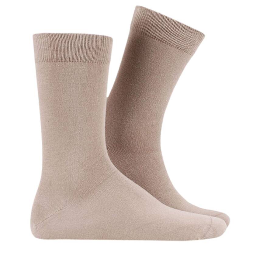 Thermoform Bej Bambu Günlük Çorap - Ultra Konfor ve Hava Alan Yapı - 1