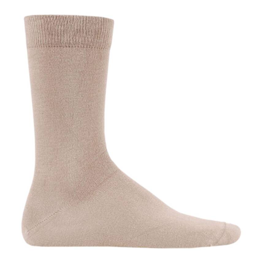 Thermoform Bej Bambu Günlük Çorap - Ultra Konfor ve Hava Alan Yapı - 2