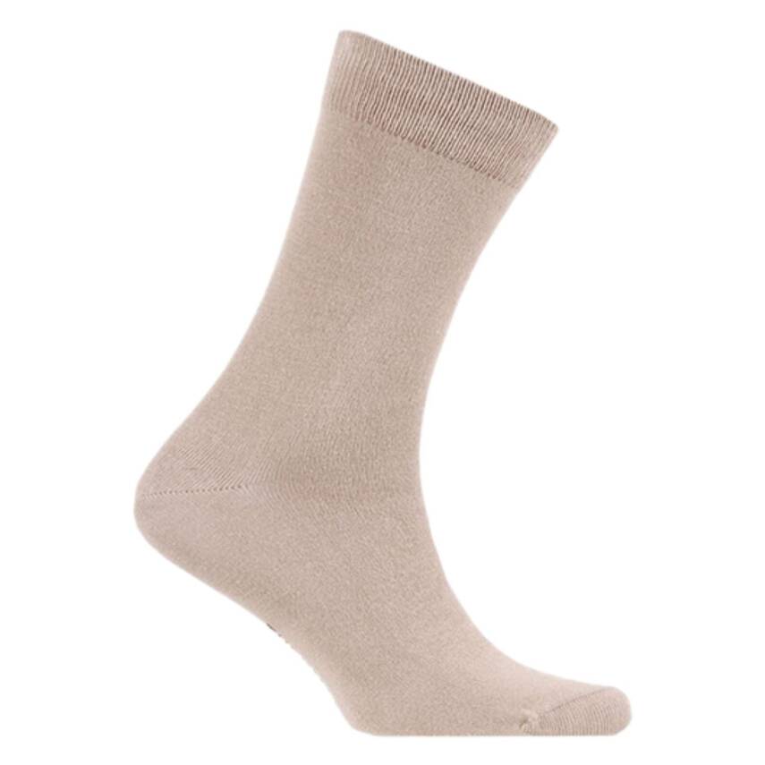 Thermoform Bej Bambu Günlük Çorap - Ultra Konfor ve Hava Alan Yapı - 3