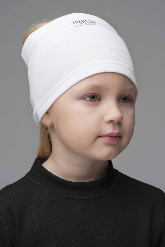 Thermoform Çocuk Termal Boyunluk - Beyaz - Heavy Model - Üst Düzey Koruma - 1