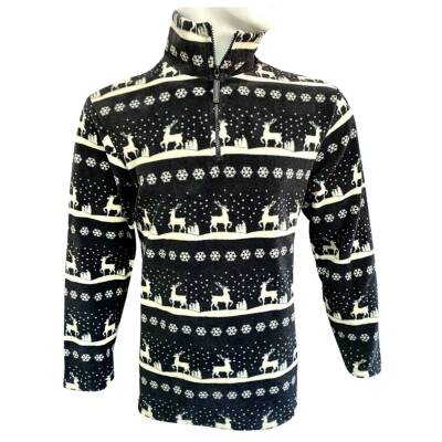 Polar Sweatshirt - Thermoform - Fermuarlı - Lacivert - 3