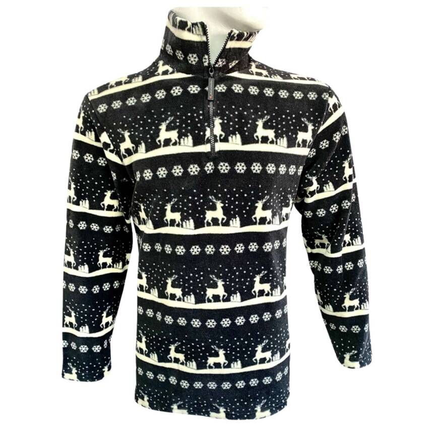 Polar Sweatshirt - Thermoform - Fermuarlı - Lacivert - 3