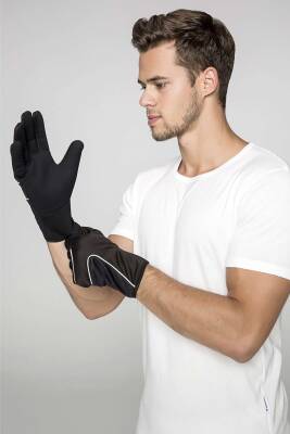 Thermoform Su Geçirmez Softshell Eldiven - Siyah - Yüksek Performans Termal Koruma - 2