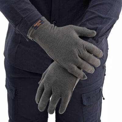 ThermoKing Haki Termal Eldiven - Unisex Kışlık Soğuk Hava Koruma