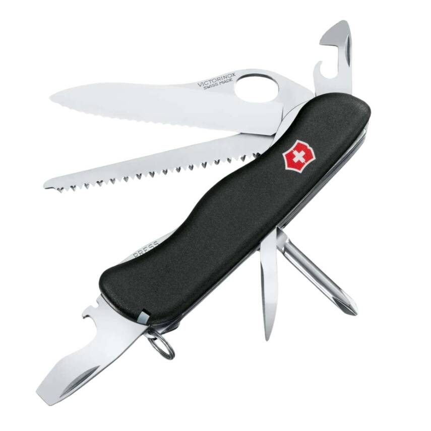 Trailmaster Tek Elle Açılabilir Siyah Çakı - Victorinox - 1