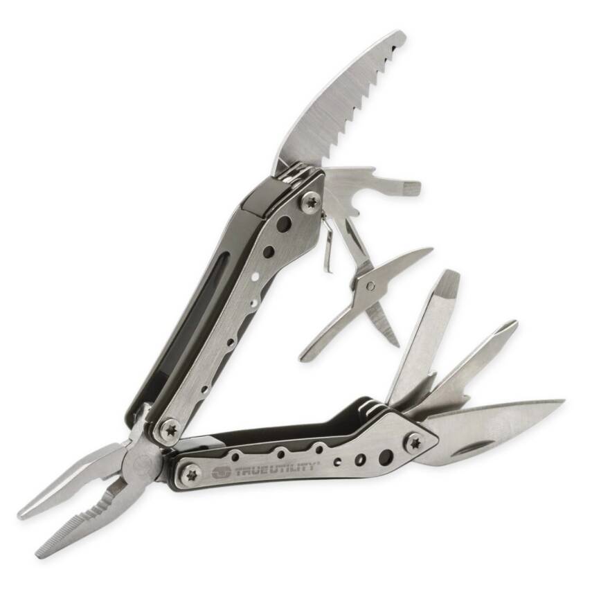 True Utility 10 Fonksiyonlu Mini Anahtarlık Aleti - TU195K - 1