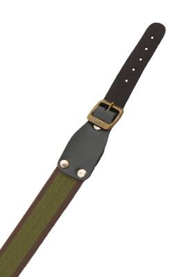 Tüfek Askı Kayışı - Savage - 3 cm Kolon - Haki/Kahve - 3