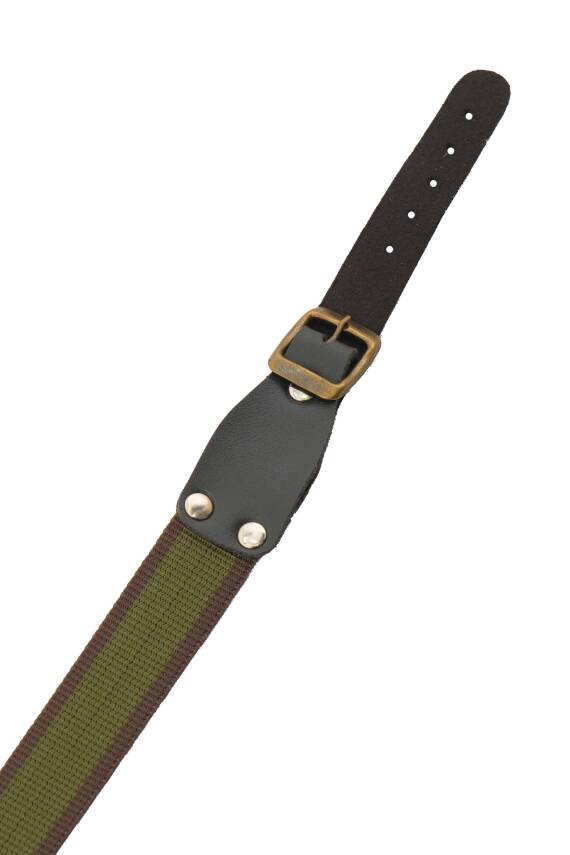 Tüfek Askı Kayışı - Savage - 3 cm Kolon - Haki/Kahve - 3