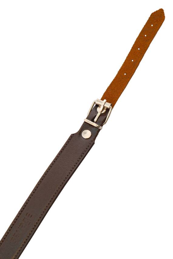 Tüfek Askı Kayışı - Savage - Deri - Kahve - 3