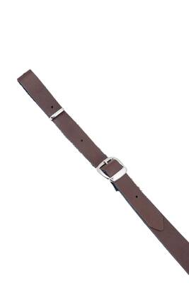 Tüfek Askı Kayışı - Savage - Lüks Deri - Koyu Kahve - 2