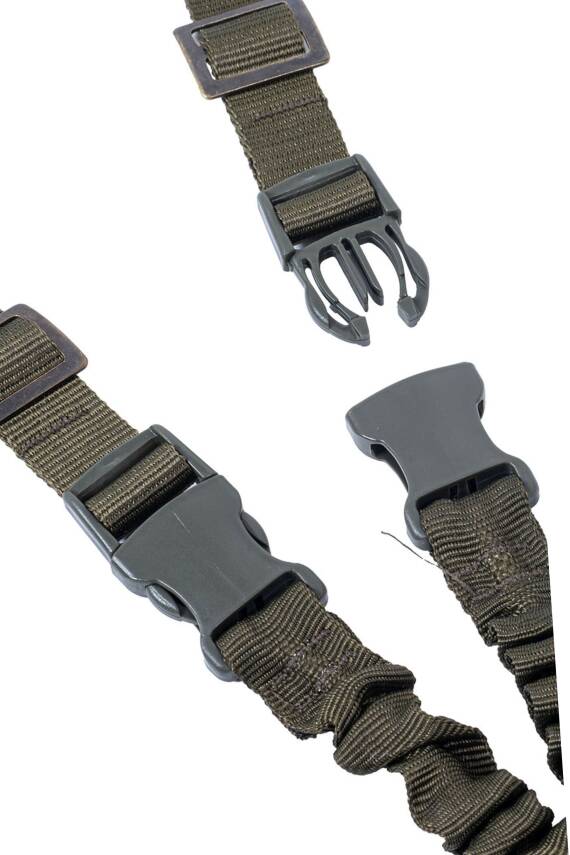 Tüfek Askı Kayışı - Savage - Üç Nokta Yaylı - Tactical - Haki - 3