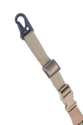 Tüfek Askı Kayışı - Savage - Üç Nokta Yaylı - Tactical - Kum - 2