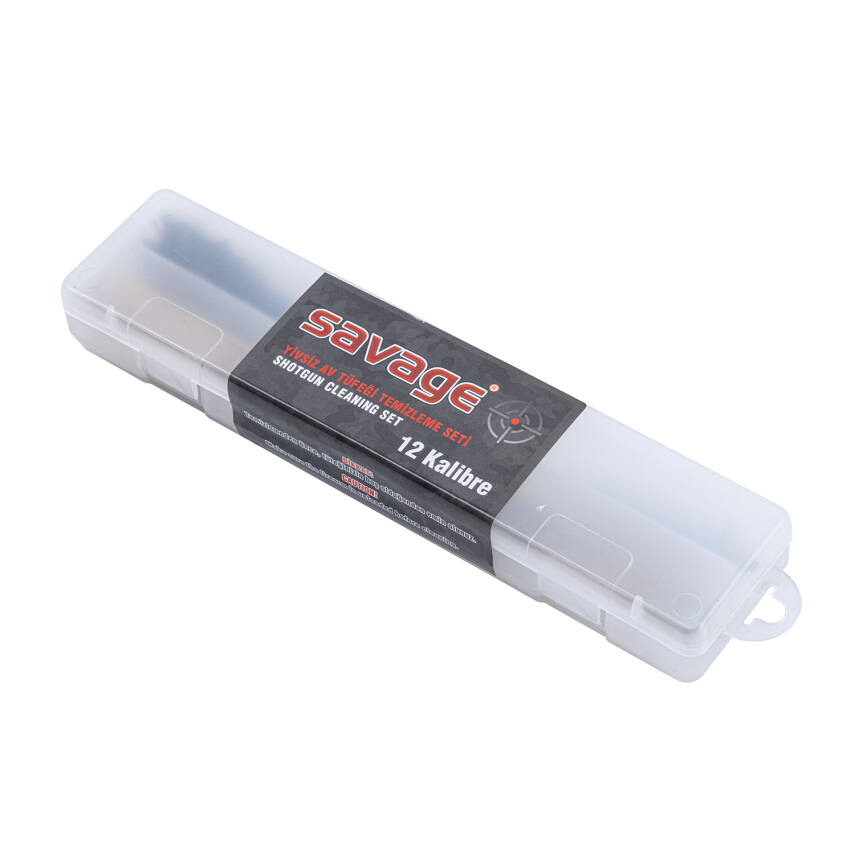Tüfek Harbi Takımı - Temizleme Seti - Savage - 12 CL - Kutulu - 4