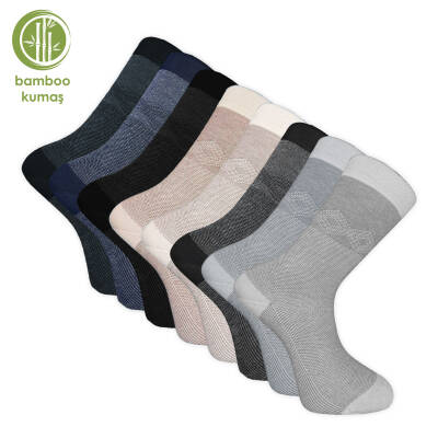 Tumaniş Erkek Bambu Çorap Seti - Pro Comfort 8'li Avantaj Paketi