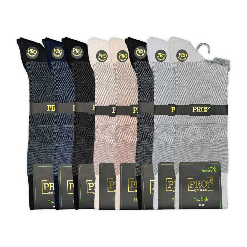 Tumaniş Erkek Bambu Çorap Seti - Pro Comfort 8'li Avantaj Paketi - 2