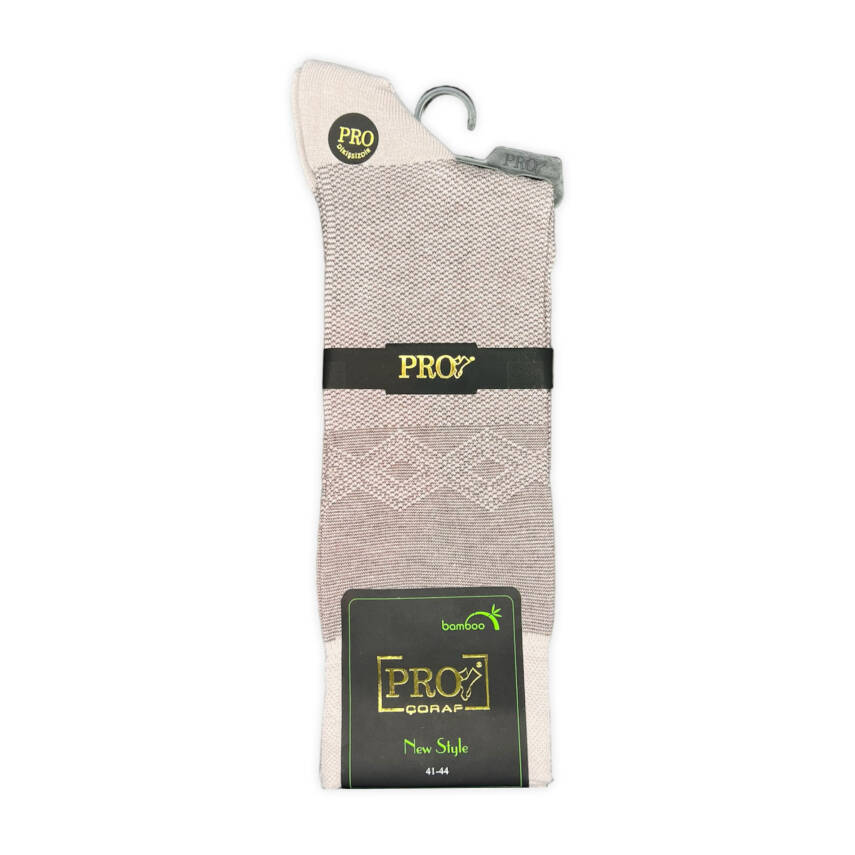 Tumaniş Pro Bambu Erkek Çorap - Krem Rengi - Yumuşak, Terletmeyen Günlük Çorap - 2