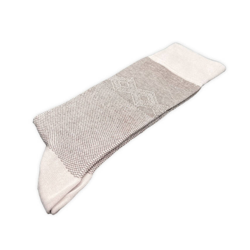 Tumaniş Pro Bambu Erkek Çorap - Krem Rengi - Yumuşak, Terletmeyen Günlük Çorap - 3