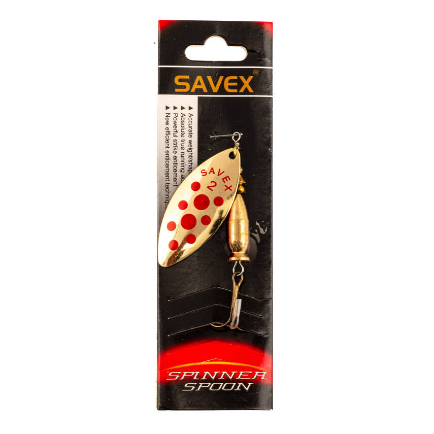 Turna Levrek Alabalık Döner Olta Kaşık - Alp Long - Altın/Kırmızı - No:2/20GR - 2