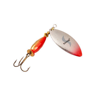 Turna Levrek Alabalık Döner Olta Kaşık - Alp Long - Gümüş/Kırmızı - No:2/20GR - 1