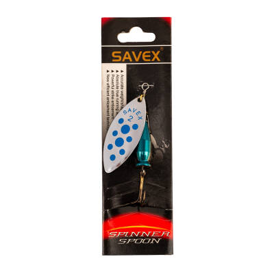 Turna Levrek Alabalık Döner Olta Kaşık - Alp Long - Gümüş/Mavi - No:2/16GR - 2