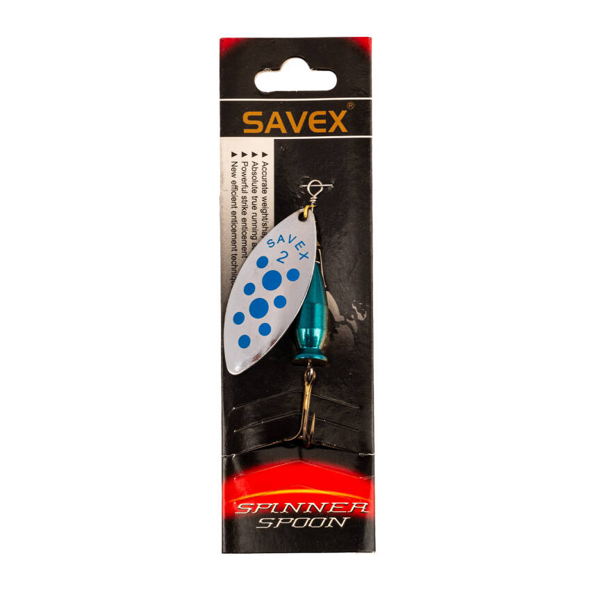 Turna Levrek Alabalık Döner Olta Kaşık - Alp Long - Gümüş/Mavi - No:2/20GR - 2