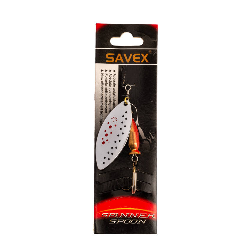 Turna Levrek Alabalık Döner Olta Kaşık - Alp Long - Ladybug/Gümüş - No:2/20GR - 2